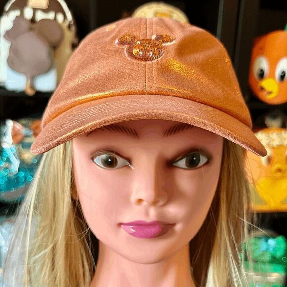 Walt Disney World Baseball Cap Adults Peach Punch Orange NEW OS WDW Disney Parks - Picture 7 of 7